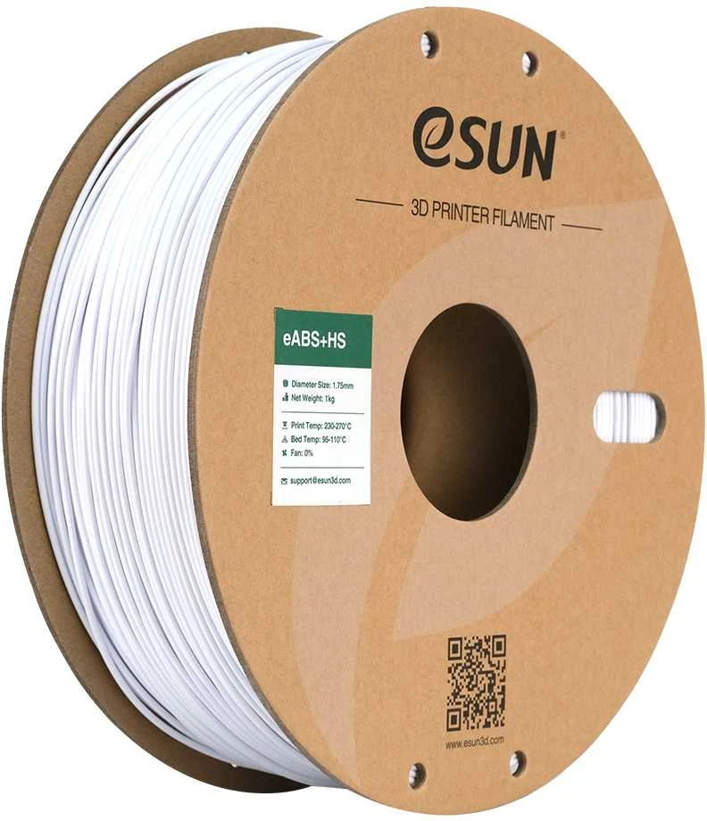 eSun eABS + didelio greičio 1kg 1,75 mm - šaltas Baltas