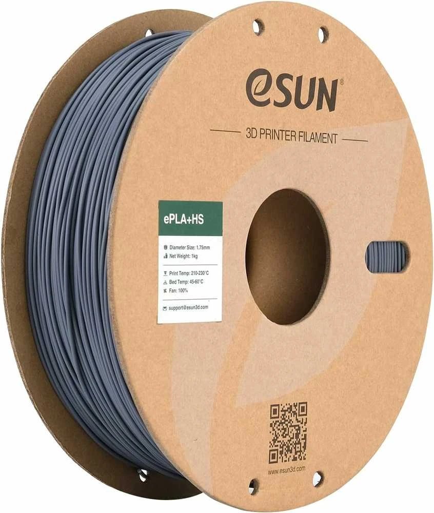 eSun ePLA + High Speed plastikas 1kg 1.75mm - Pilkas