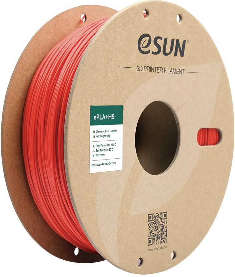 eSun ePLA + HIGH SPEED 1kg 1.75mm - Raudona