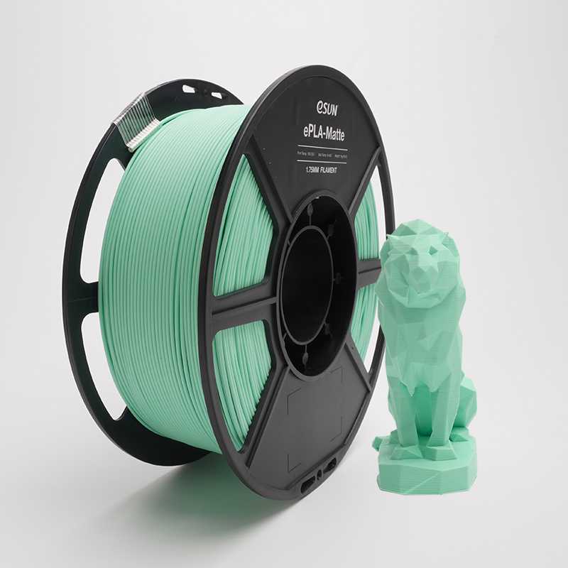eSun ePLA-Matte plastikas 1kg 1.75mm - Light Mėlyna