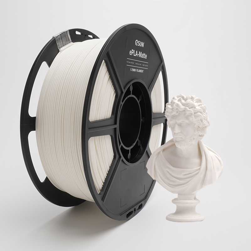 eSun ePLA-Matte plastikas 1kg 1.75mm - Light Mėlyna