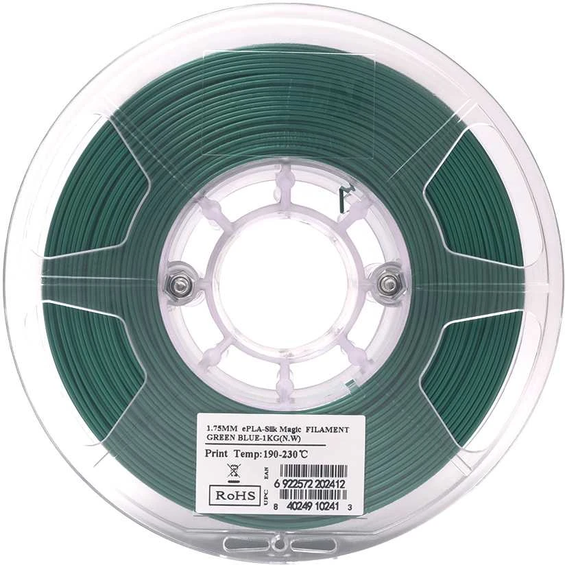 eSun ePLA-Silk Magic – dvigubos spalvos 1kg 1.75mm – žalia/mėlyna
