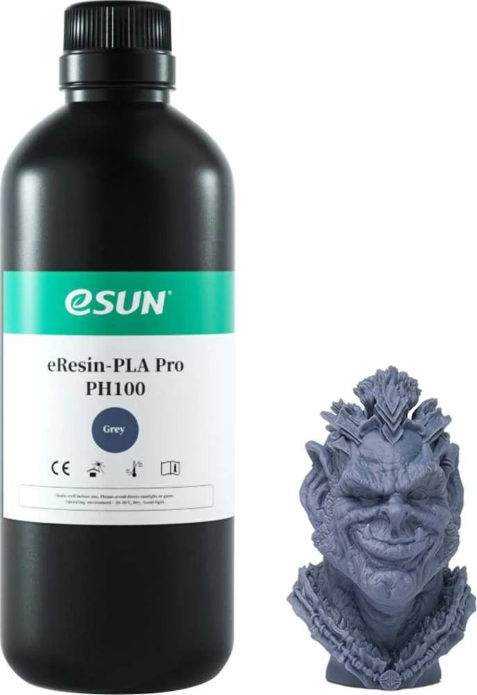 eSun eResin PLA Pro 1kg su 3D atspausdintu modeliu