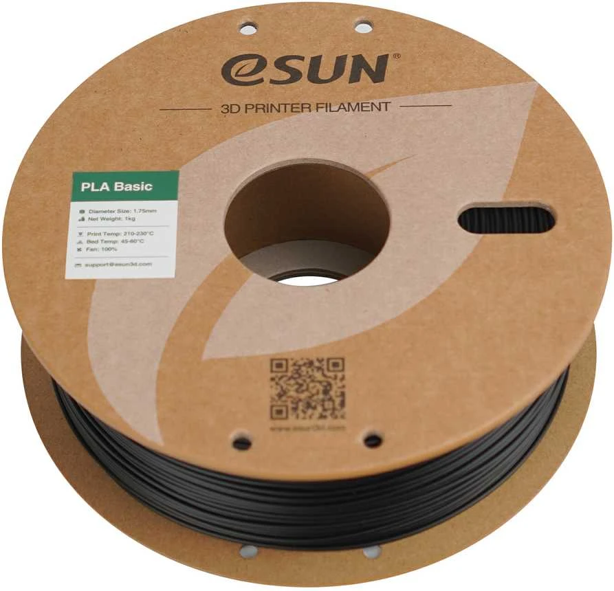 eSUN PLA-Basic pilkas siūlas 1kg ritėje