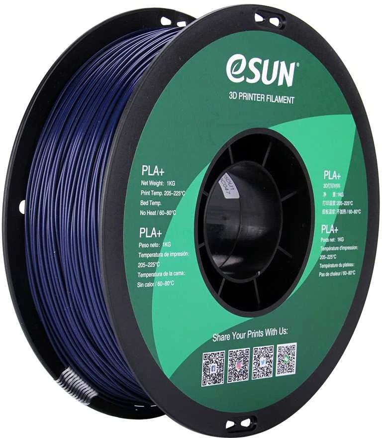 eSun PLA+ 1kg 1.75mm - Dark Mėlyna