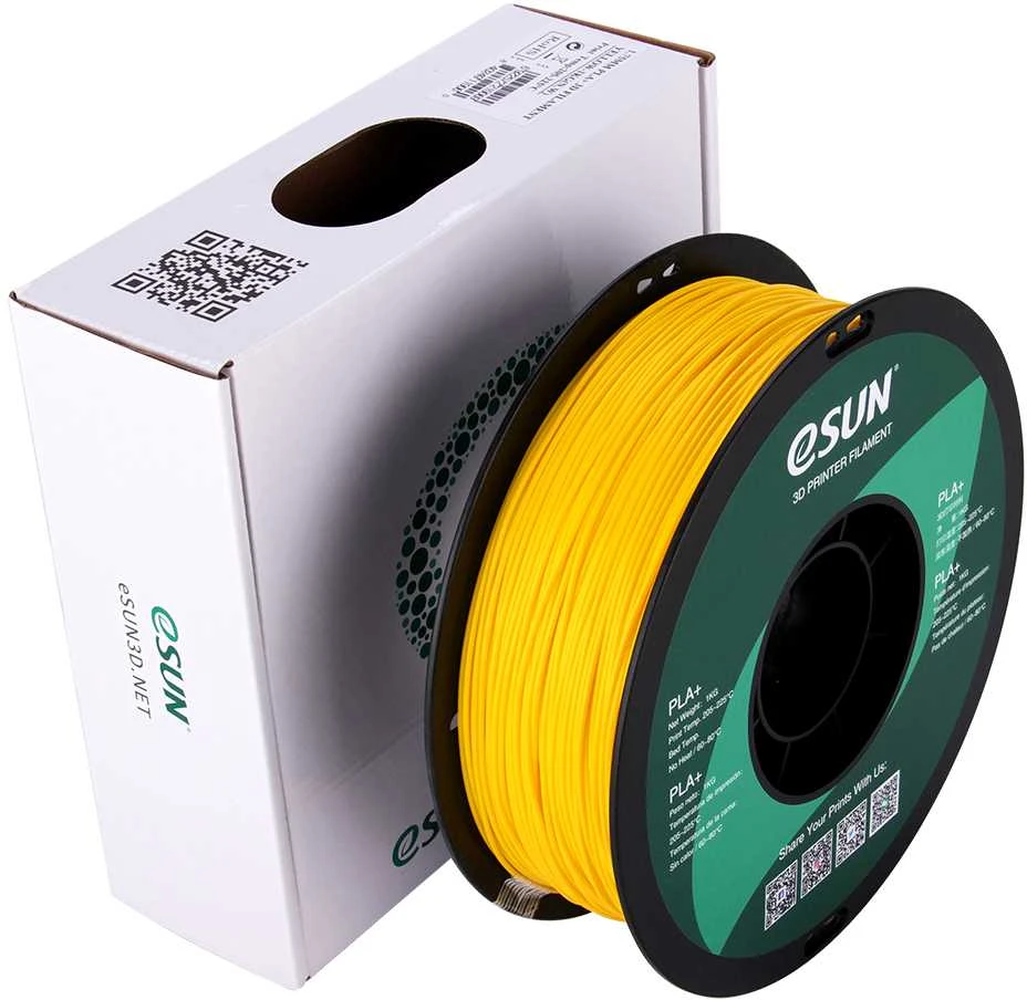 eSun PLA+ 1kg 1.75mm - Geltona