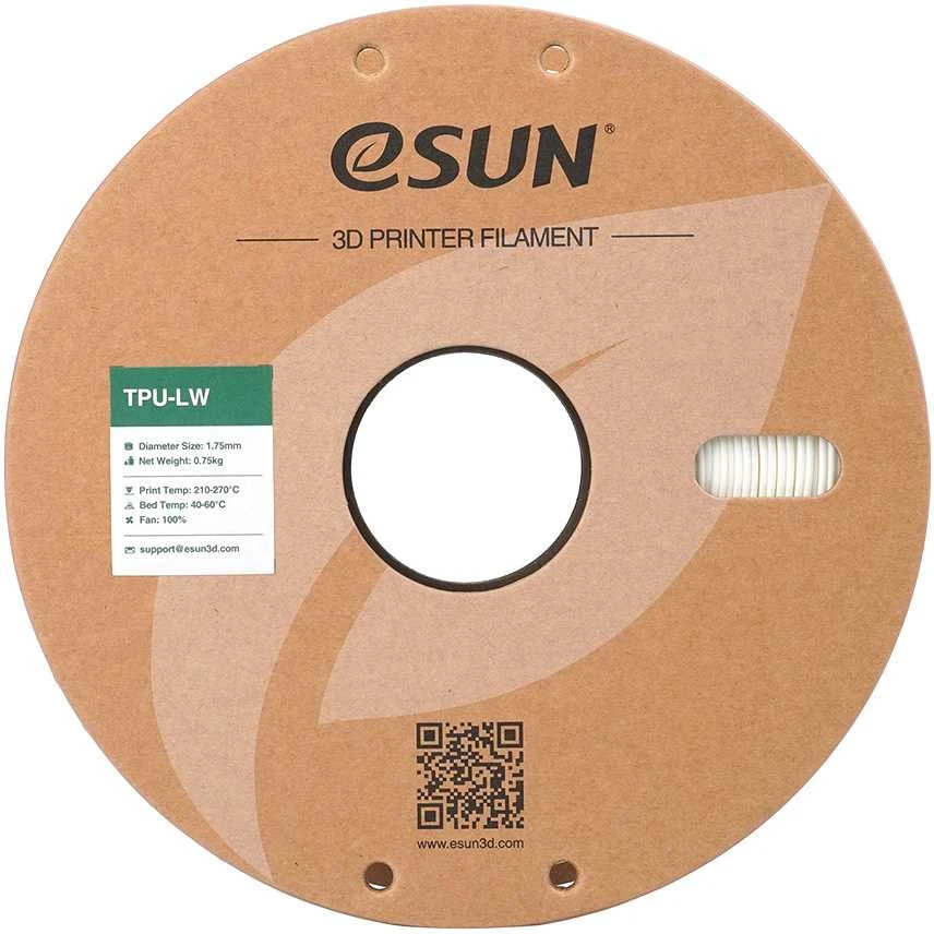 eSun TPU-LW 0.75kg 1.75mm - Baltas