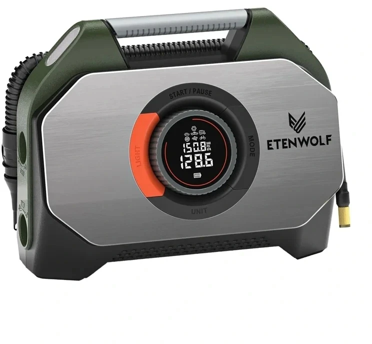 Etenwolf S7 Car Air Compressor, 11.03 bar, 38,400 mAh