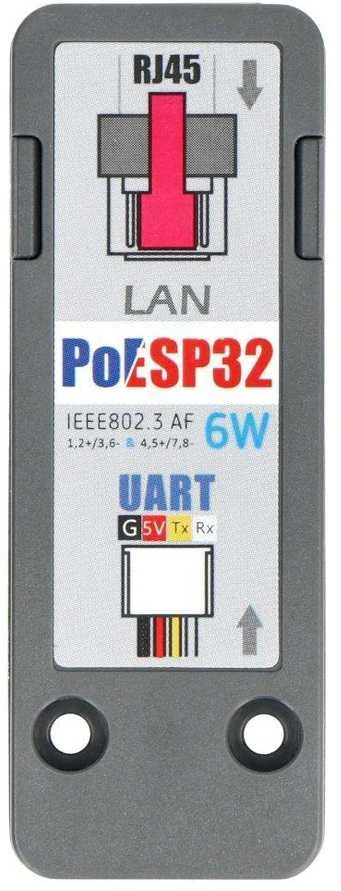 Ethernet ryšio modulis su PoE prievadu - ESP32 - M5Stack kūrimo modulių išplėtimo blokas