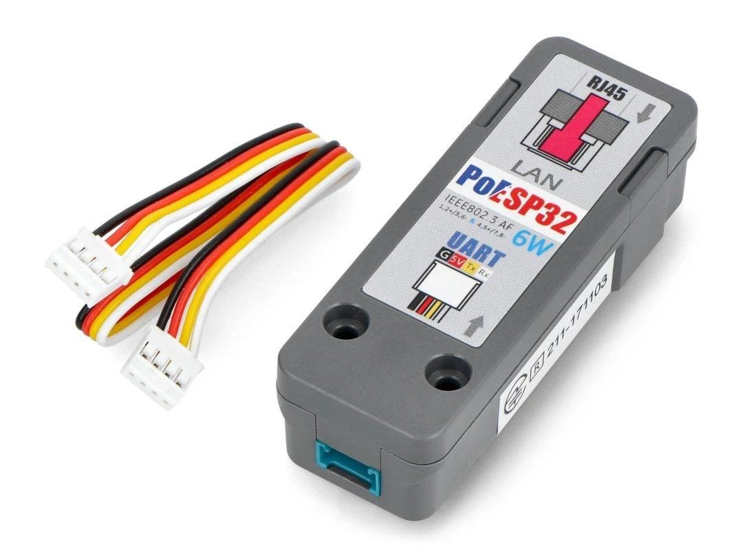 Ethernet ryšio modulis su PoE prievadu - ESP32 - M5Stack kūrimo modulių išplėtimo blokas