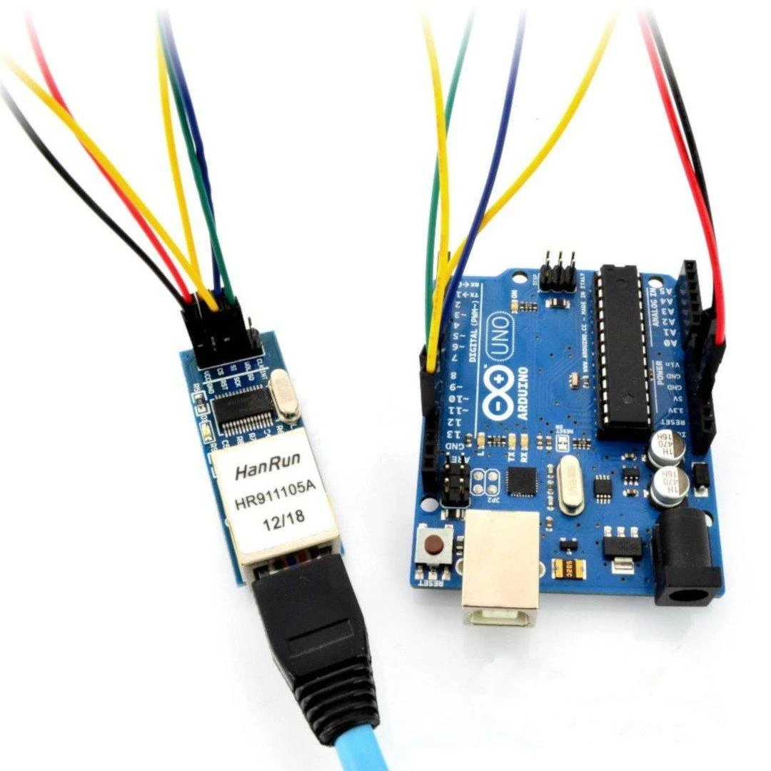 ENC28J60 tinklo modulis su Arduino