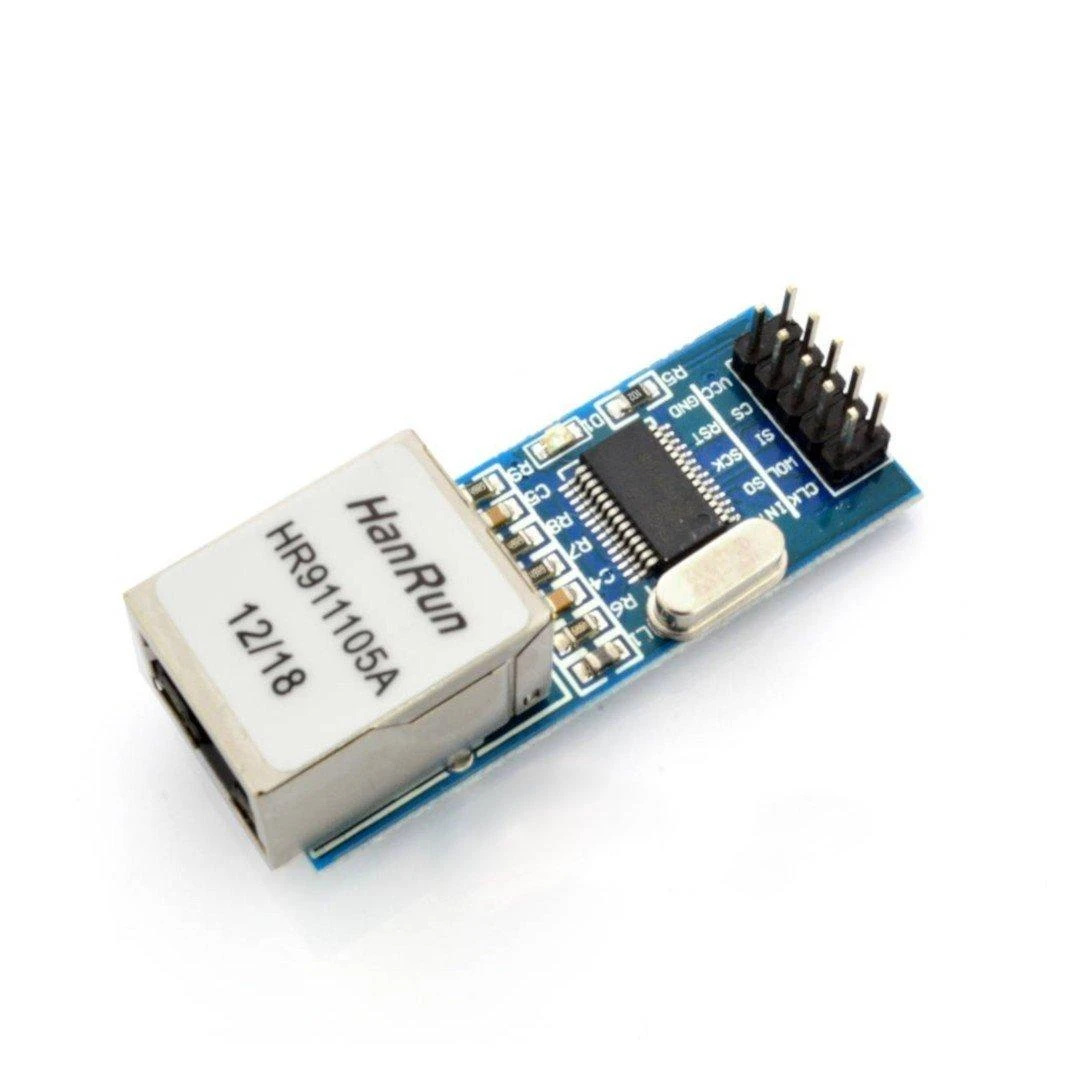 Ethernet modulis ENC28J60 su RJ45 jungtimi