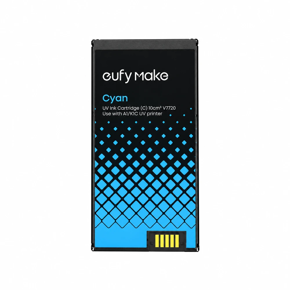 eufyMake UV rašalo kasetė (C) – UV rašalas 100 ml, skirtas eufyMake E1 spausdintuvui – mėlynas