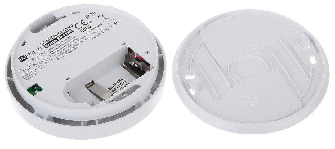 Eura-tech EL Home SD-11B8 - optinis dūmų detektorius 9V