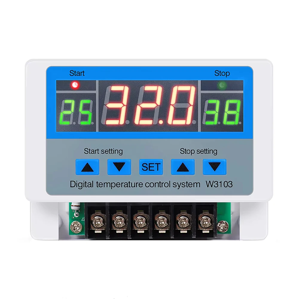 Termostatas HX-W3103 su skaitmeniniu LED ekranu