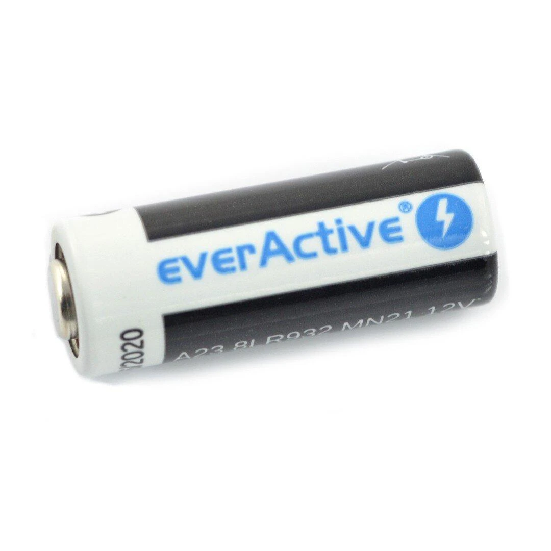 EverActive A23 12V baterija - makro vaizdas