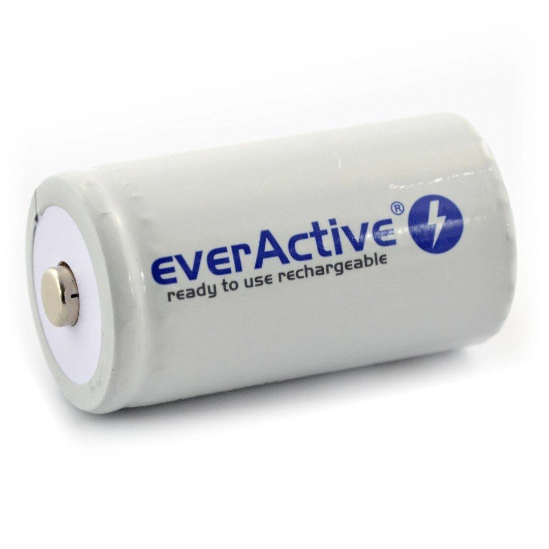 EverActive D tipo Ni-MH baterija iš šono