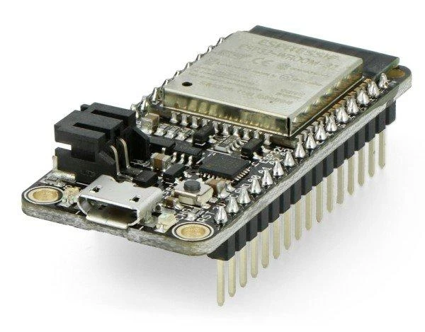 ESP32 Feather modulis su įlituotais kaiščiais