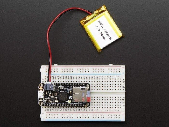 Feather M0 duomenų kaupiklis su Micro SD kortelių skaitytuvu, suderinamas su Arduino, Adafruit 2796