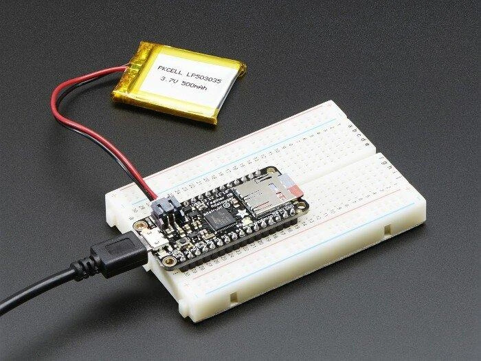 Feather M0 duomenų kaupiklis su Micro SD kortelių skaitytuvu, suderinamas su Arduino, Adafruit 2796