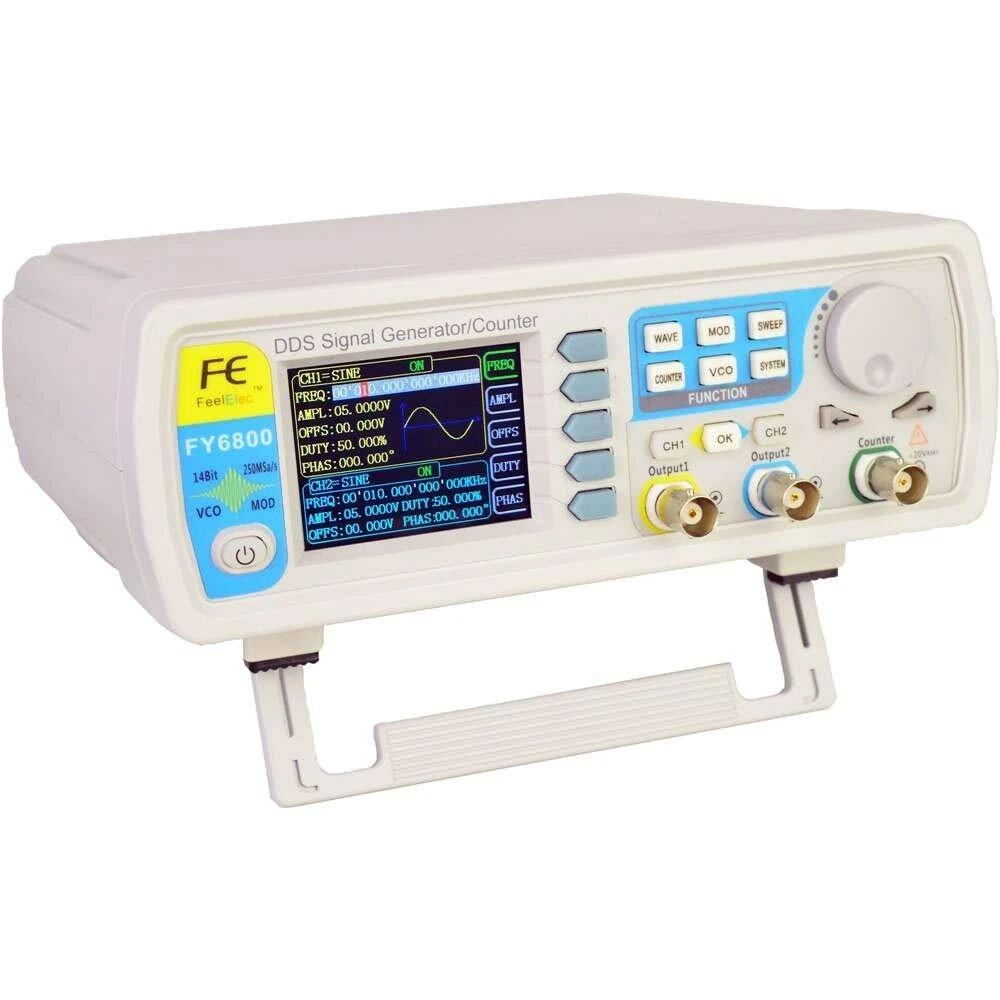 Feeltech FY6800 signalų generatorius su ekranu