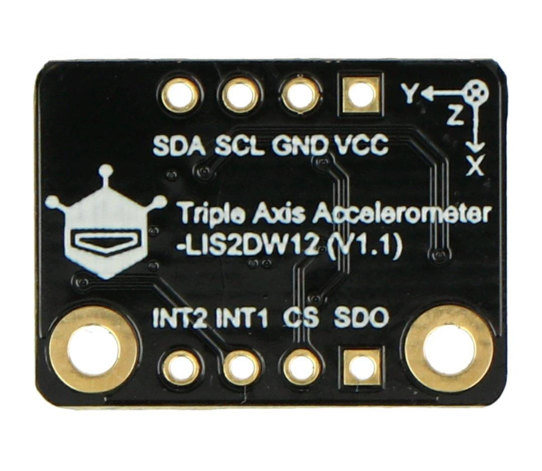 Fermion, 3 ašių akselerometras, I2C LIS2DW12, DFRobot SEN0405