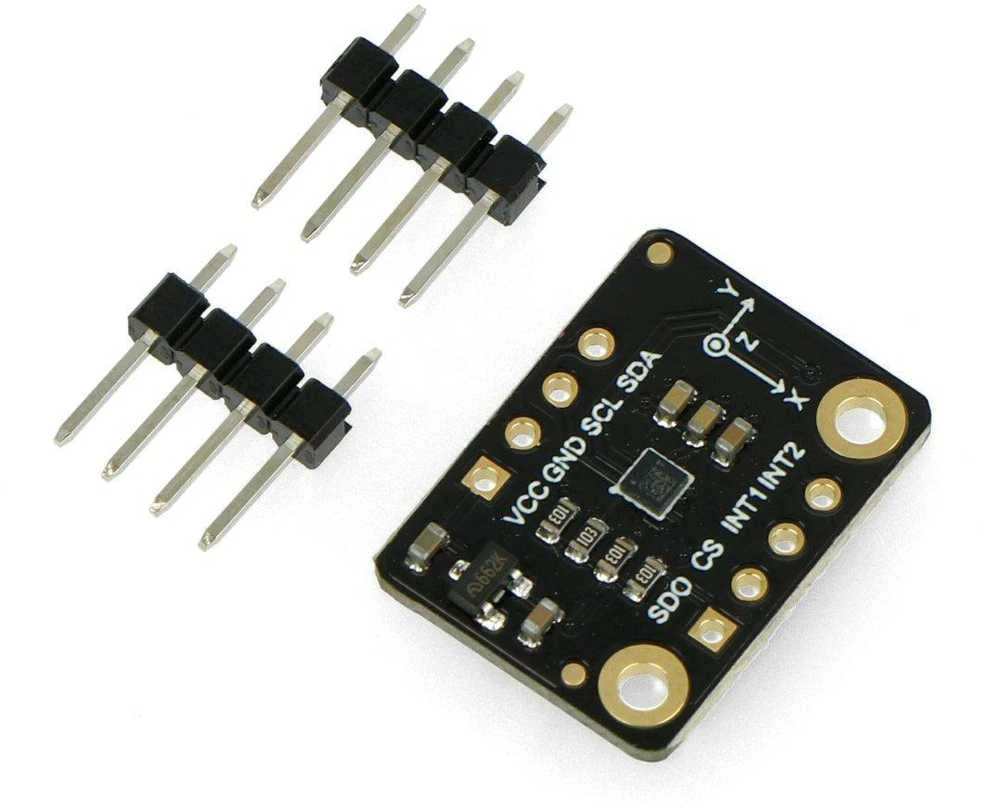 Fermion LIS2DW12 akselerometras su kaiščiais