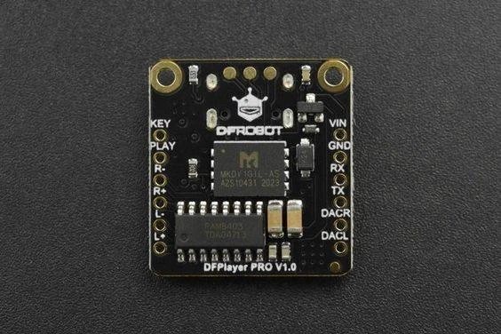 DFPlayer Pro garso modulis su mikroschemomis