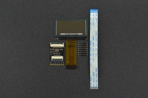 Fermion – skaidrus 1.51 colio 128x56 pikselių SPI su keitikliu – DFRobot DFR0934