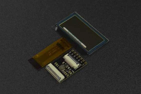 Fermion OLED skaidrus ekranas su SPI moduliu