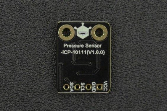 Slėgio jutiklis ICP-10111 su jungčių žymėjimu