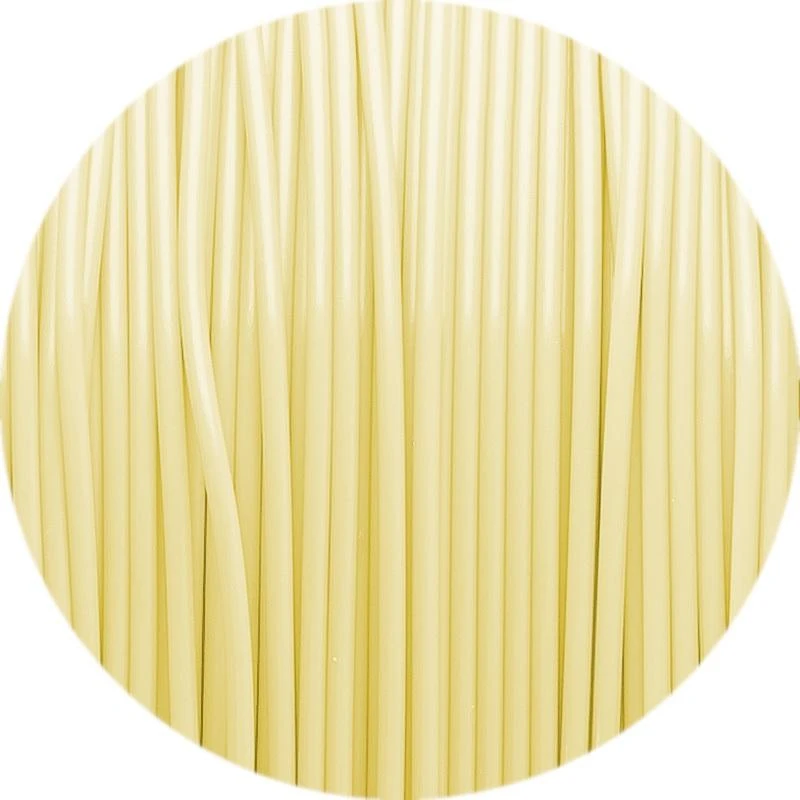 Pastelinis geltonas PLA plastikas, stambus planas