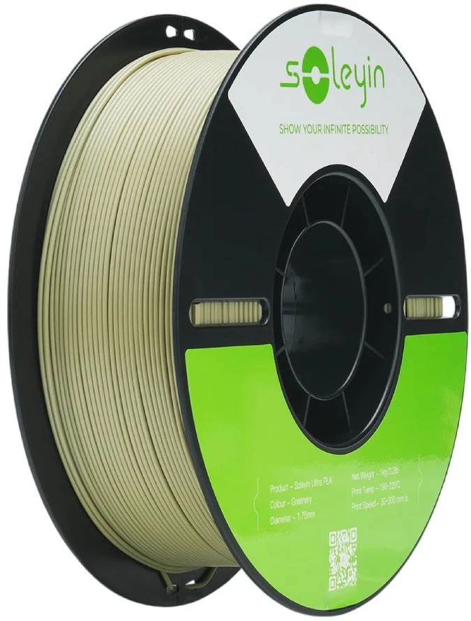 Filamentas Creality Soleyin Ultra PLA 1.75mm 1kg – Žaluma