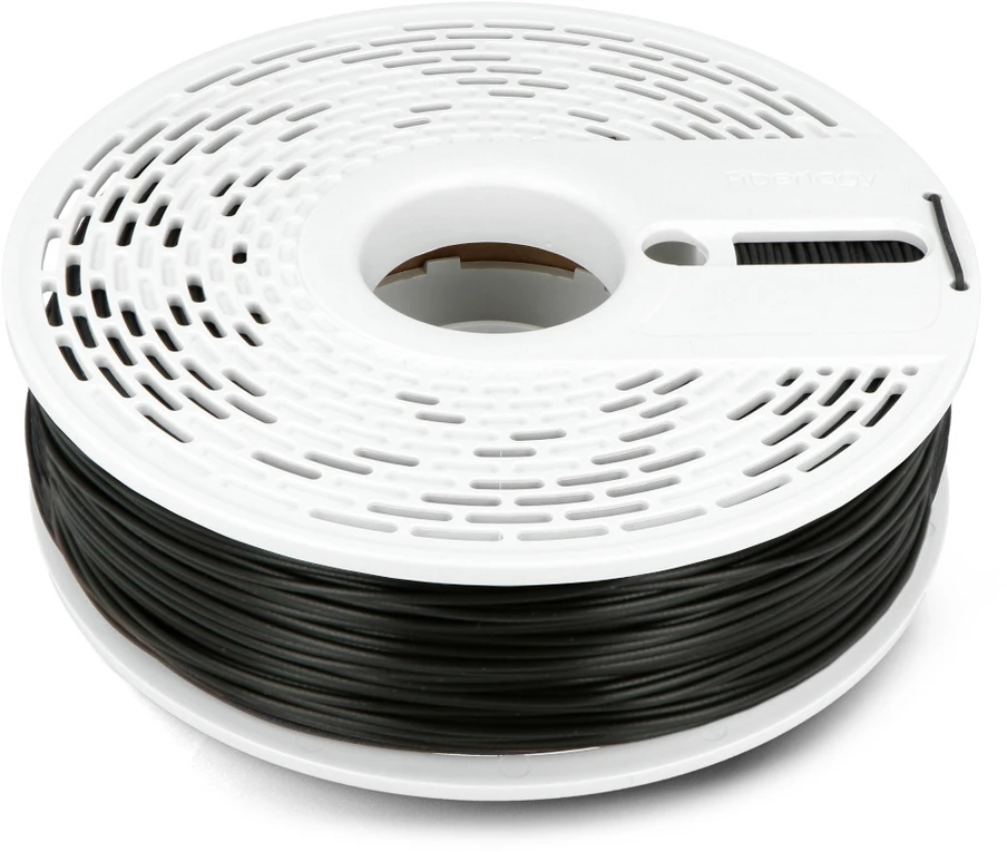 3D plastikas Easy PLA juoda 1.75mm 0.85kg Fiberlogy