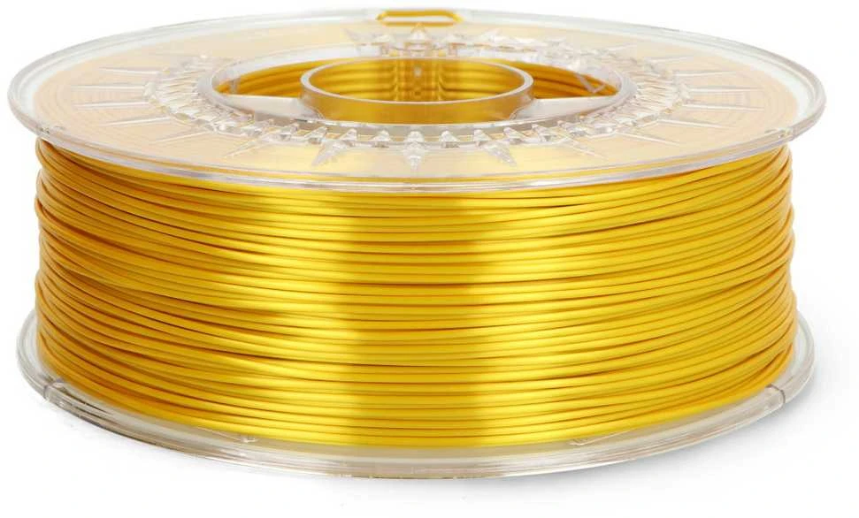 Devil Design Silk 1.75mm šviesaus aukso spalvos gija ritėje