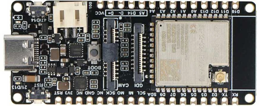 FireBeetle 2 ESP32-S3 plokštės viršutinė dalis