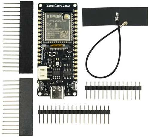 FireBeetle 2 ESP32-UE-N16R2 su komponentų rinkiniu