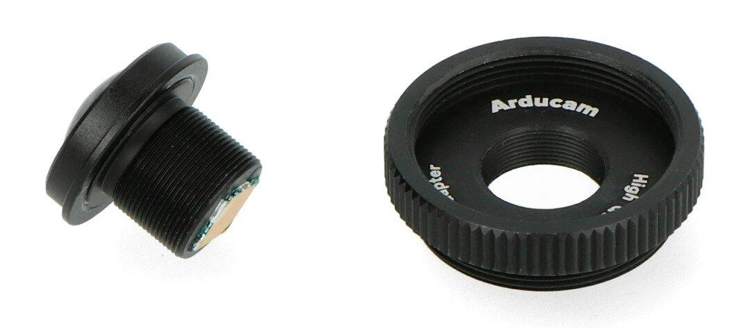 Arducam fisheye objektyvas ir M12 adapteris