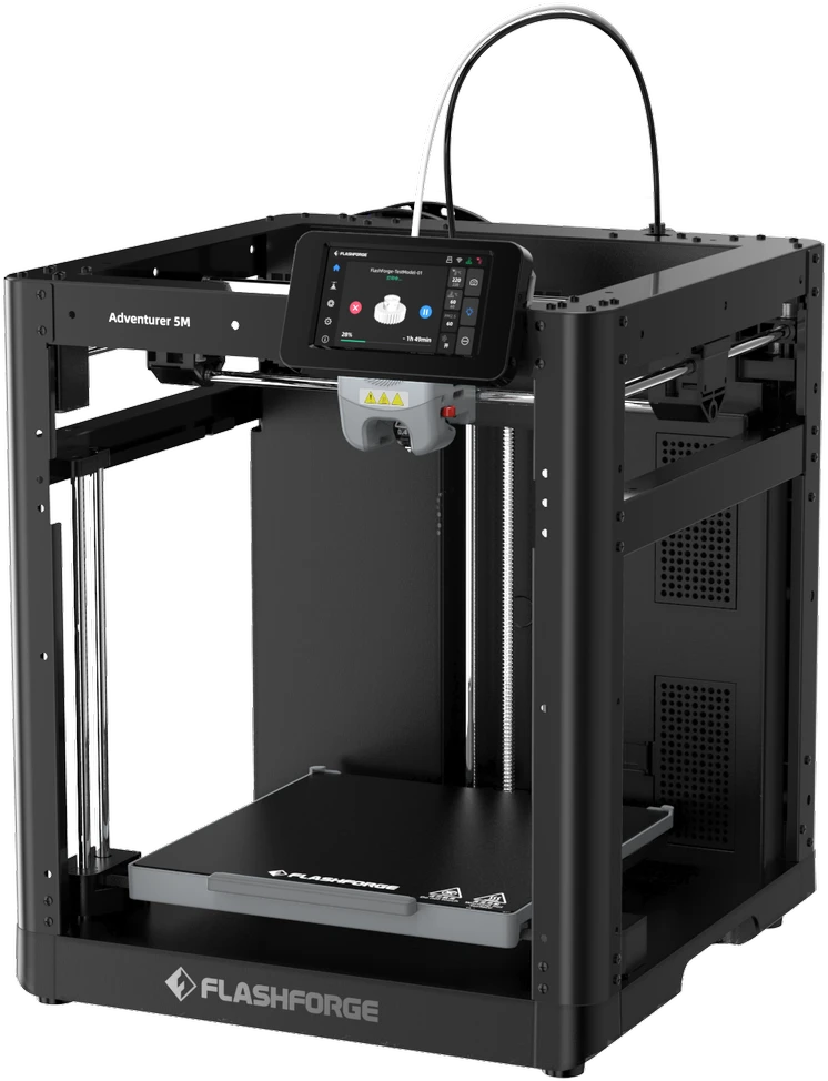 Flashforge Adventurer 5M su jutikliniu ekranu