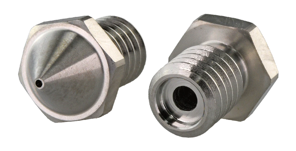 Plieniniai 0.6 mm 3D spausdintuvo antgaliai