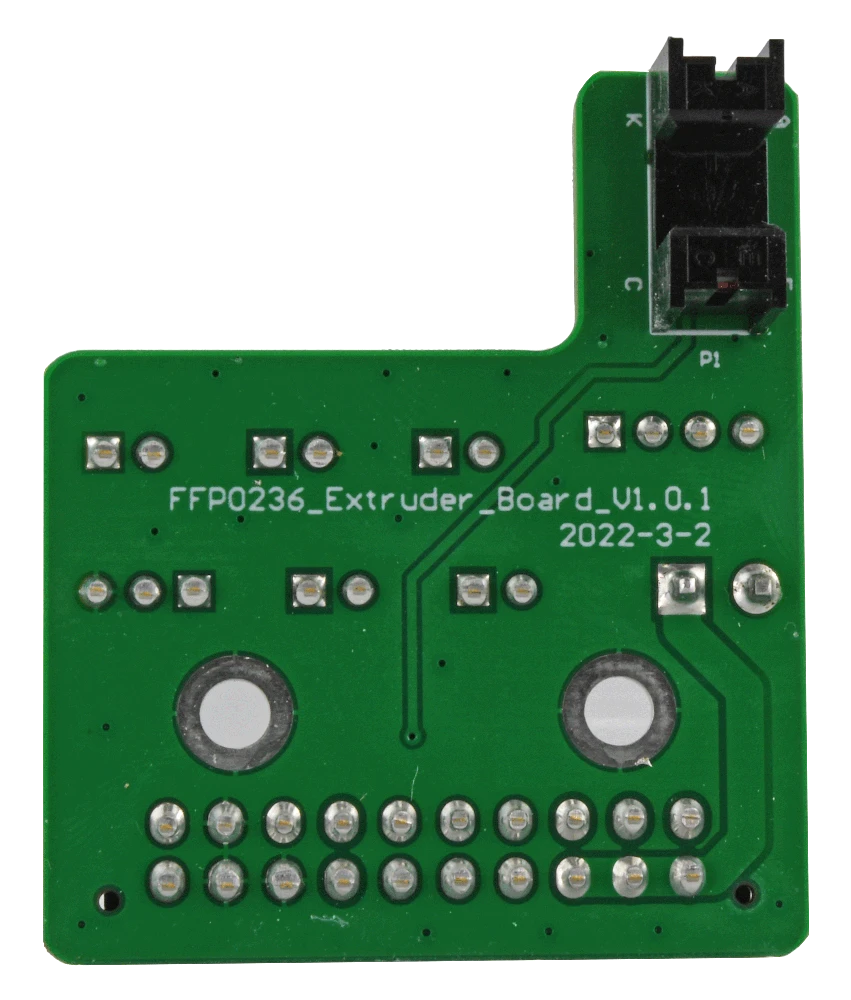 Flashforge Guider 3 Plus ekstruderio valdiklio plokštė