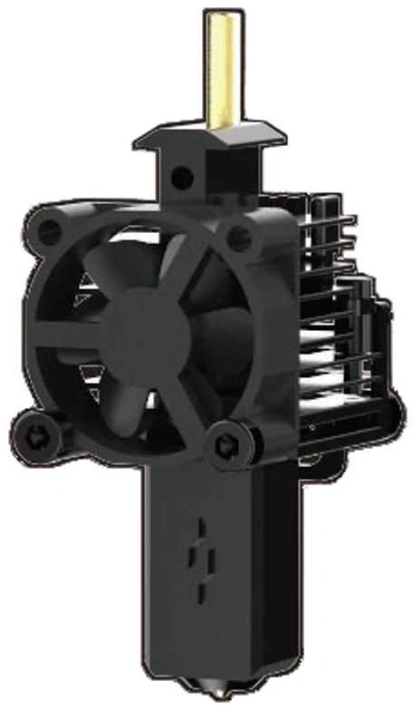 Flashforge Guider 3 Ultra ekstruderis su aušinimo ventiliatoriumi