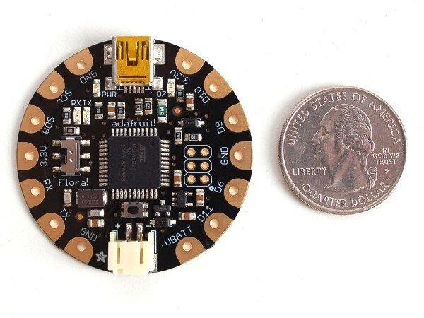 FLORA išmaniųjų drabužių valdiklis, suderinamas su Arduino, Adafruit 659