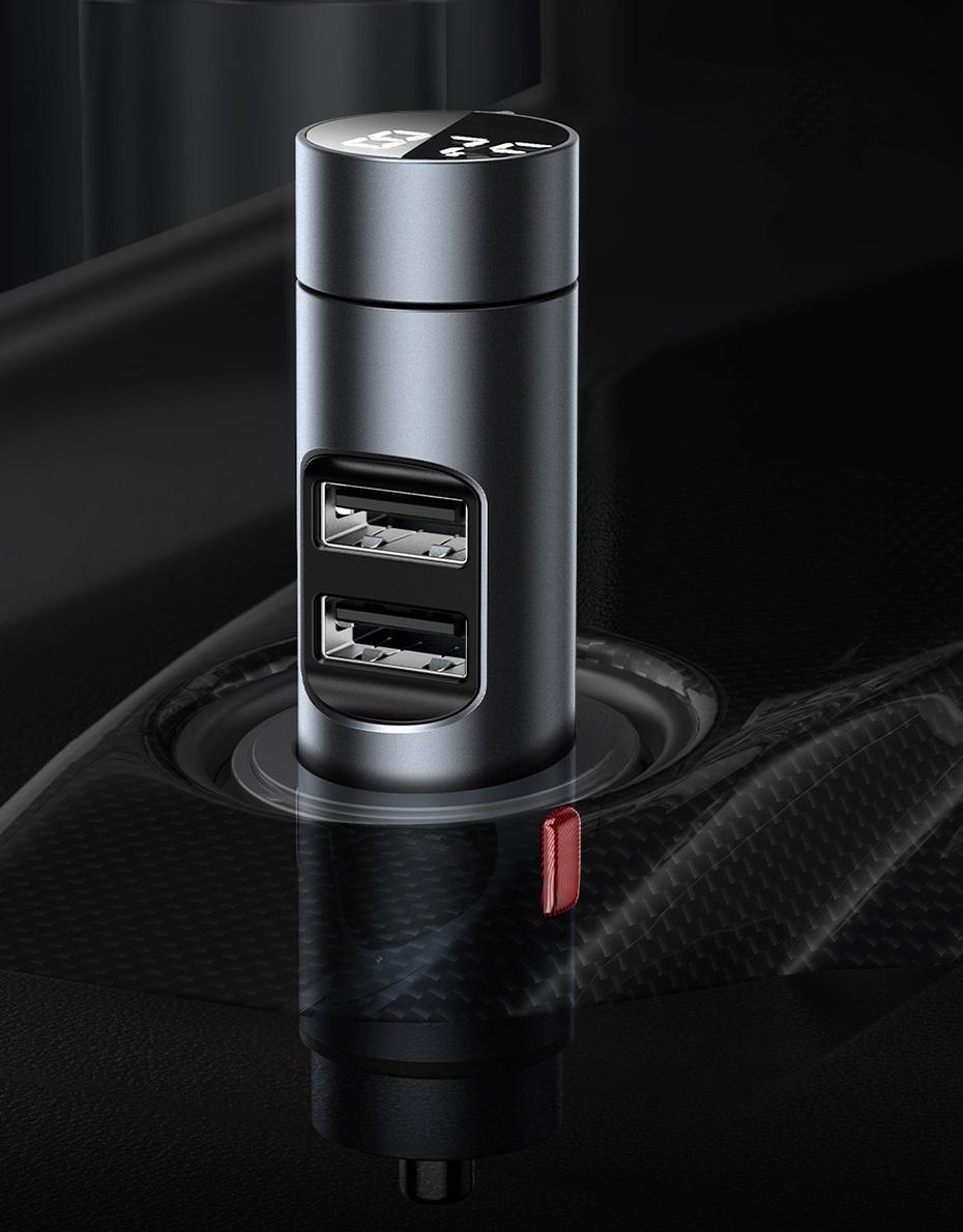 FM moduliatorius Baseus CCTM-B01 2xUSB
