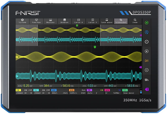 FNIRSI DPOS350P 4-in-1 digital oscilloscope