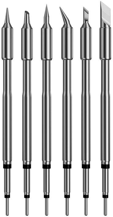 FNIRSI HS-02/245 Soldering Tips, 6-Pack