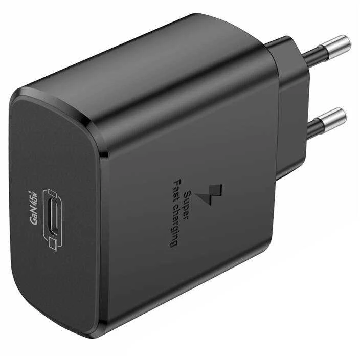 Foneng EU62 USB-C 45W maitinimo įkroviklis (juodas)