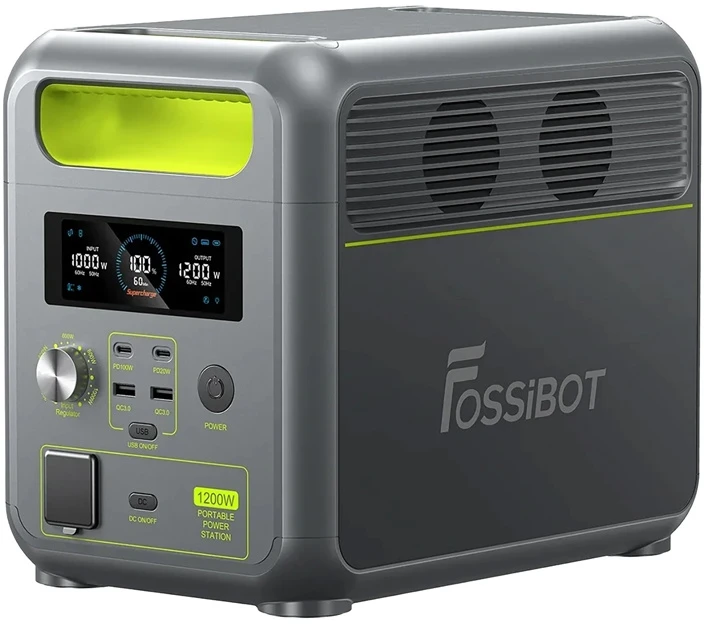 FOSSIBOT FBP1200 1200W Charging Station (žalias)
