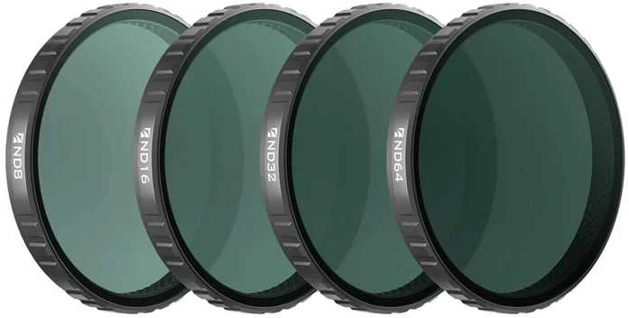 „Freewell“ filtrų rinkinys, skirtas OSMO Action 6 „Standard Day“ – 4 vnt.