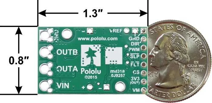 G2 High Power 24v13 - vieno kanalo variklio valdiklis 40V/13A - Pololu 2992